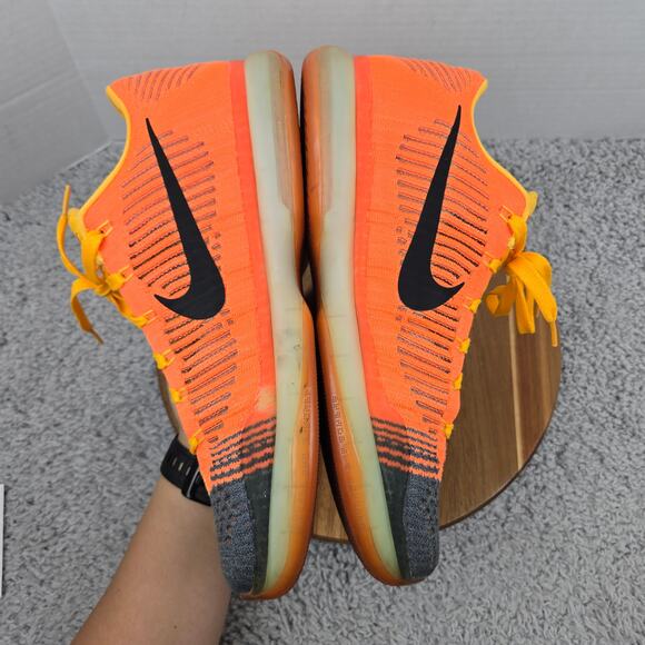 Nike Mens 11.5 Kobe 10 Elite Chester Orange Athletic Basketball Shoe 747212-818 - Picture 7 of 12